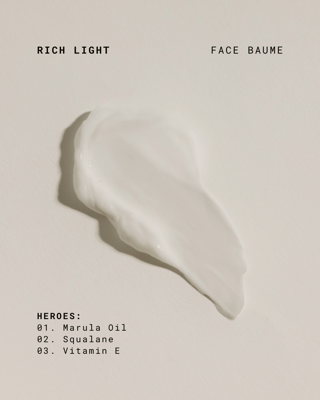 RICH LIGHT FACE BAUME